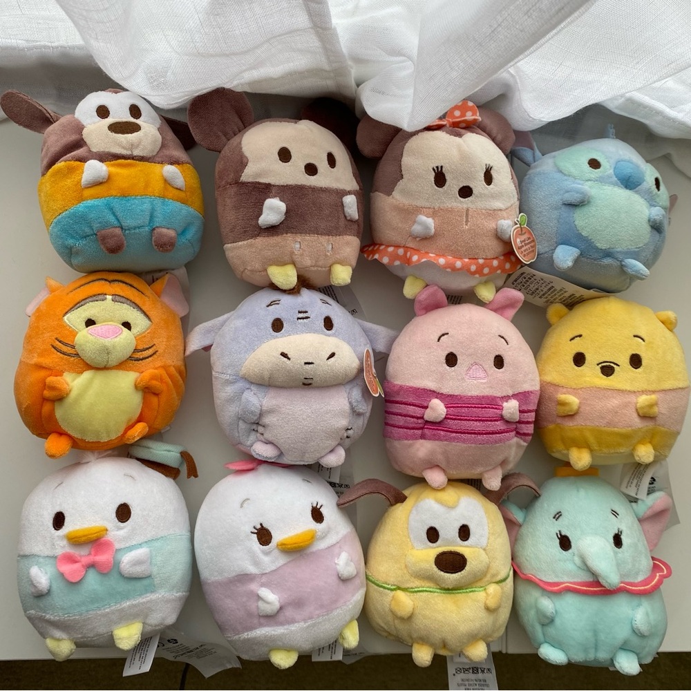 Disney Ufufy Plush Set of 12 (4"–5")
